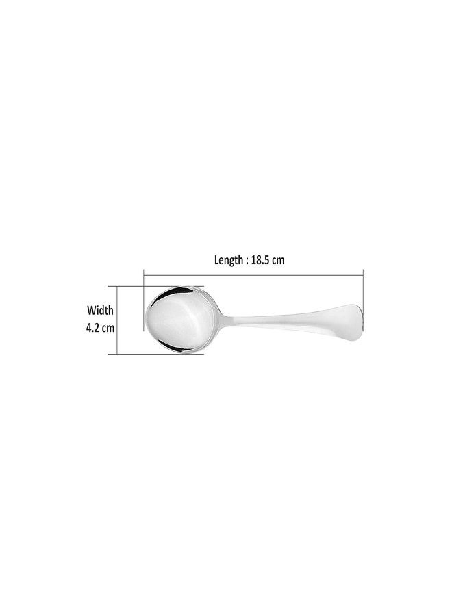 Skyrich Steel Dessert/Table Spoon Set of 6 Pc - Image 5