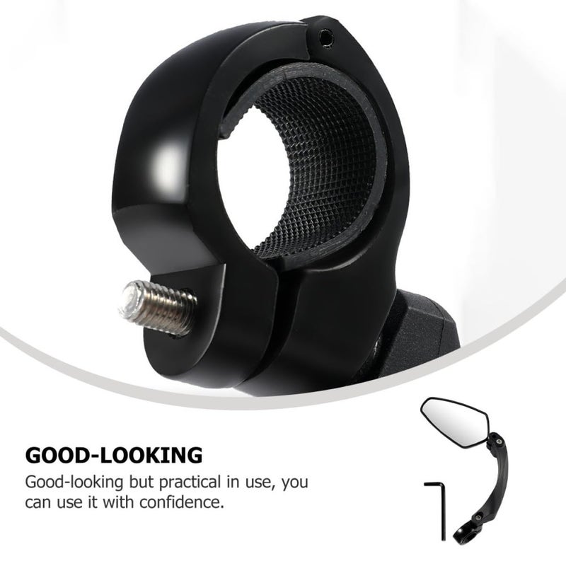 Left Side 360 Degree Rotatable Adjustable Bicycle Rearview Mirror for Mountain and Road Bikes - Image 4