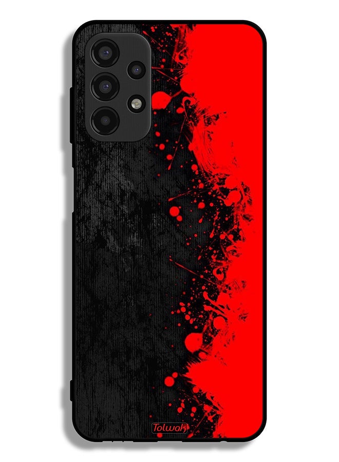 Tolwak Samsung Galaxy A13 4G Protective Case Cover Paint Abstract Pattern - Image 1