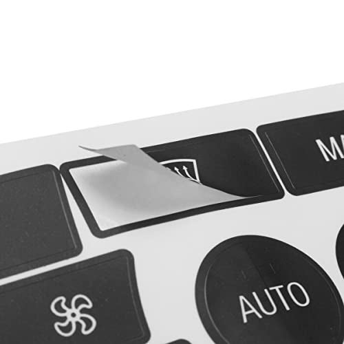 Mactoom AC Climate Control Button Repair Stickers Compatible with BMW 5 2009-2015 Series E60 F10 Replacement Decal Stickers - Image 5