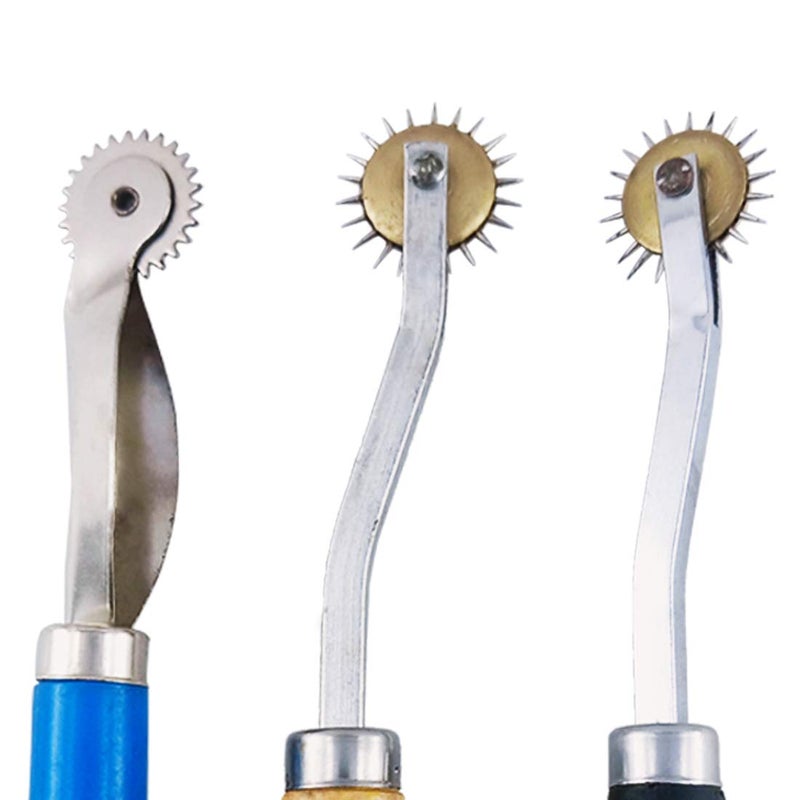 DIY Crafts Pack of 5 Pcs, DIY Crafts Tracing Wheel Tailor Stitch Marker Sewing Tool K(Pack of 5 Pcs, DIY Crafts) - Image 2