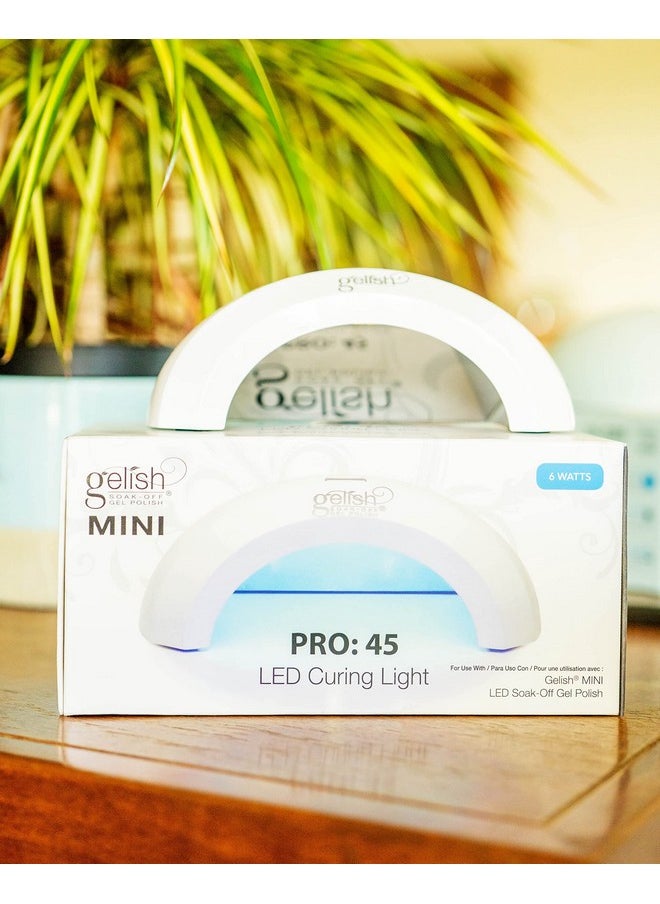 Gelish Gelish Pro 45 Mini LED Light - Professional Nail Lamp, Gel Light, Nail Dryer for Gel Polish, Fast Drying, Compact & Portable LED Light for Home & Salon Use  - Image 5