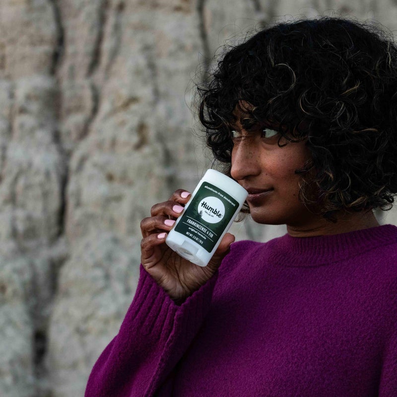 HUMBLE SIMPLE AND TRUE. HUMBLE BRANDS Original Formula Aluminum-free Deodorant. Long Lasting Odor Control with Baking Soda and Essential Oils, Frankincense & Fir, Pack of 1 - Image 5