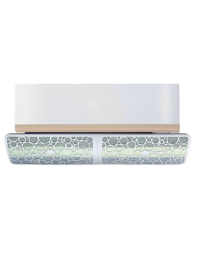 Captaintech Universal Air Conditioner Wind Deflector, Triple Filtration, Gentle Wind Feel, Universal Within 90cm, Freely Adjustable In 300 ° Direction, No Punching - Image 1