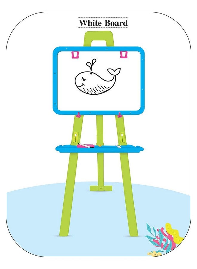 SAJANI l 8 in 1 Magnetic Writing Activity Board for Kids, Boys & Girls, Age 3 to 8 Years - Image 3