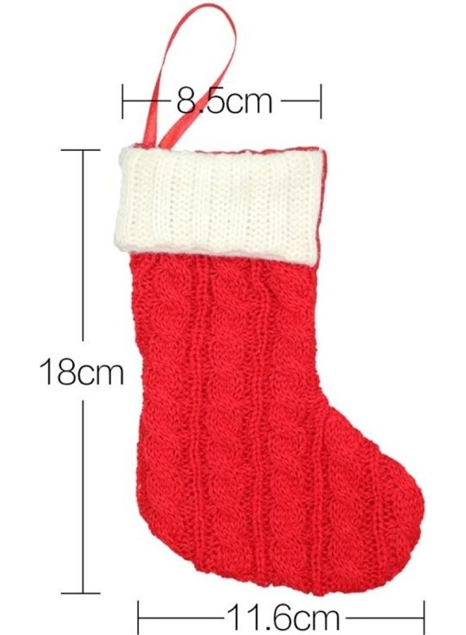 NIBEMINENT 2-Piece Wool Knitting Sock Tree Pendant Decoration Bag Multicolour - Image 3