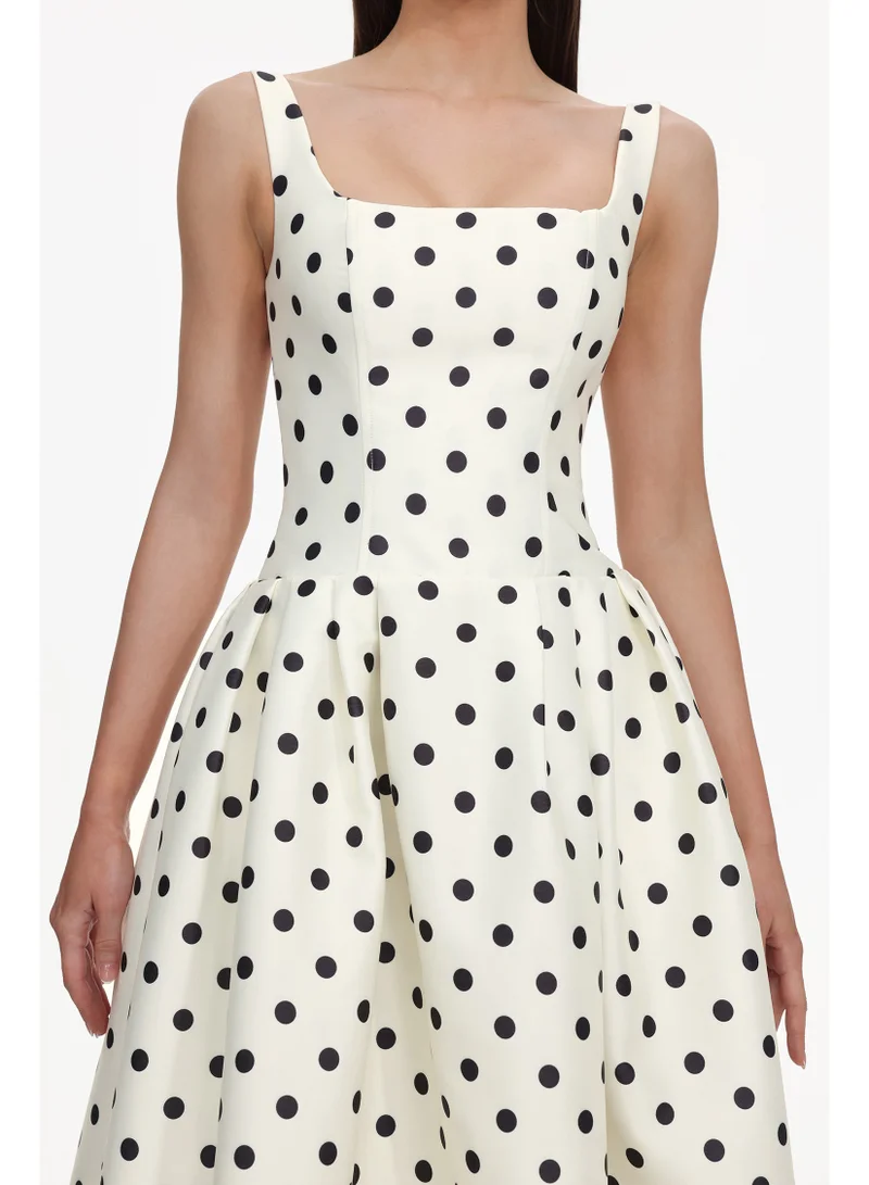 Bella Barnett  Zada Sleeveless Wave Point Maxi Dress for Women | Best Price UAE