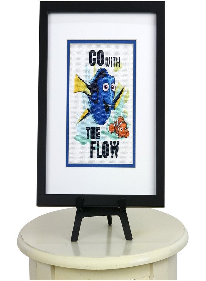 Dimensions 70-65173 Disney Go With The Flow Finding Nemo Counted Cross Stitch Kit, 5" x 7" , White - Image 2