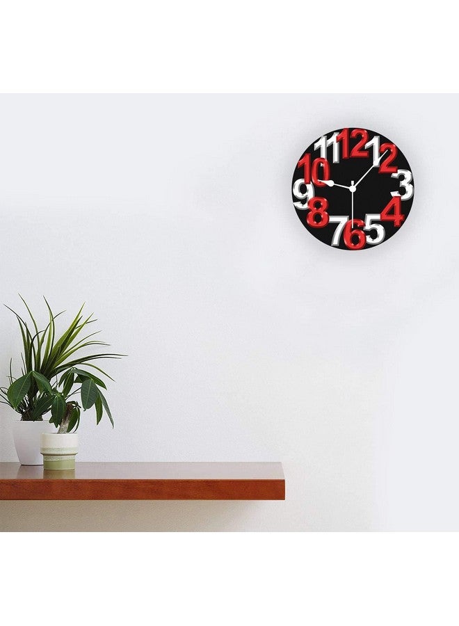 Kartik™ Beautiful Printed Designer Wooden Wall Clock Without Glass for Home/Living Room/Bedroom/Kitchen and Office - 11X11 Inches (Multicolour) KAR 202224.1 - Image 2