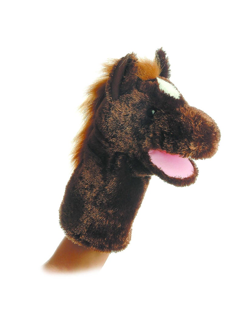 AURORA Aurora® Interactive Hand Puppet Lonestar™ Stuffed Animal - Storytelling Adventures - Playful Learning - Brown 10 Inches 