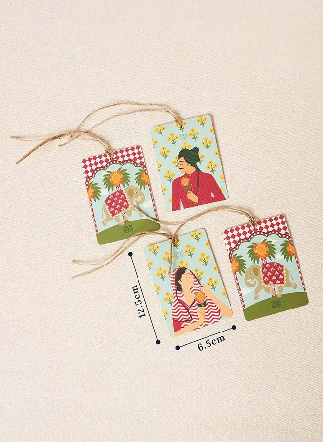 Chumbak  Royal Tuskar Note Cards, Set of 4  | Best Price UAE