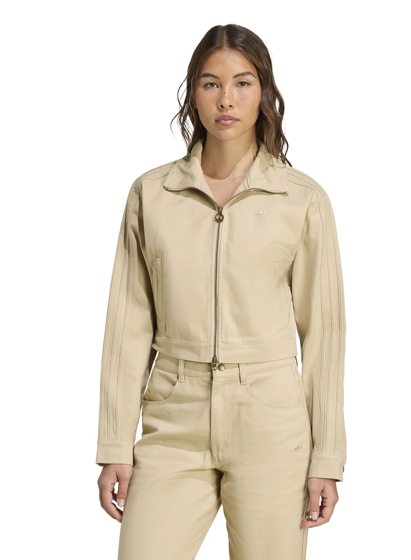 اديداس اوريجينالز Firebird Twill Crop Track Top