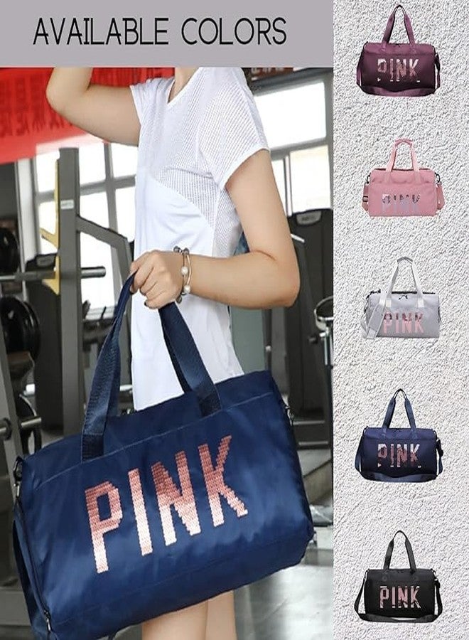 Cpixen Duffle Bag with Shoe Compartment Polyester Gym Bags for Men & Women | Travel | Sports | Adjustable | Shoulder Bag - Image 4
