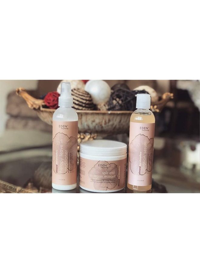 eden bodyworks بلسم علاج المارشميلو باللوز | 8 أونصات | فك تشابك، ترطيب وتنعيم الشعر - Image 4