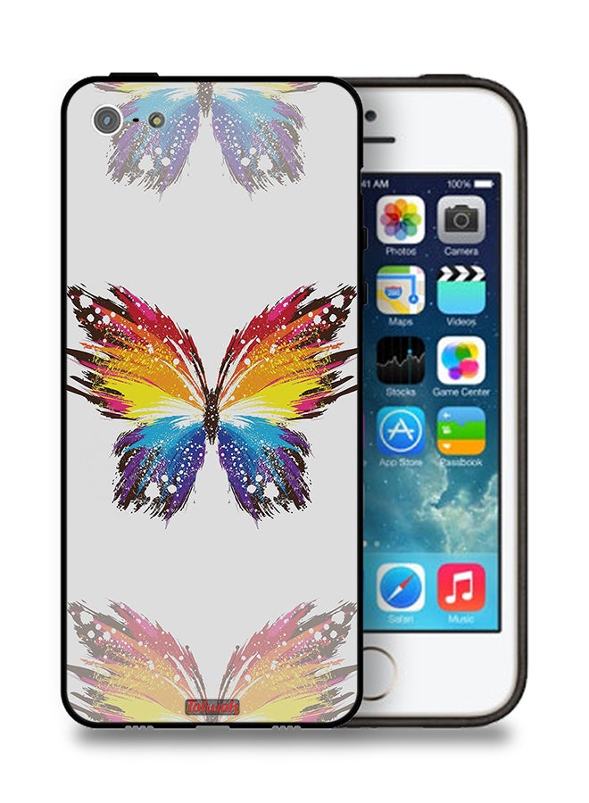 Tolwak Apple iPhone 5/5s/SE Protective Case Digital Art Simple Background Minimalism Butterfly - Image 1