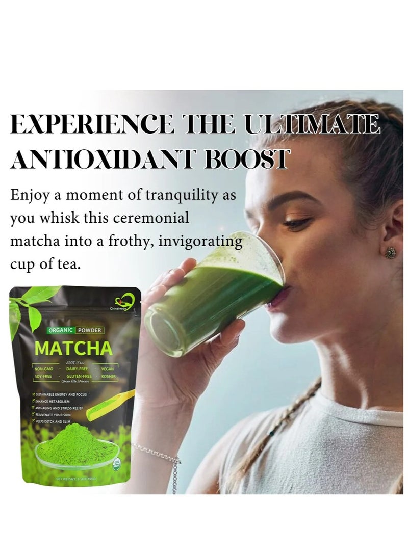 MATCHA Pure Matcha Powder, Organic Matcha Green Tea, Japanese Matcha green tea 100 gm - Image 3