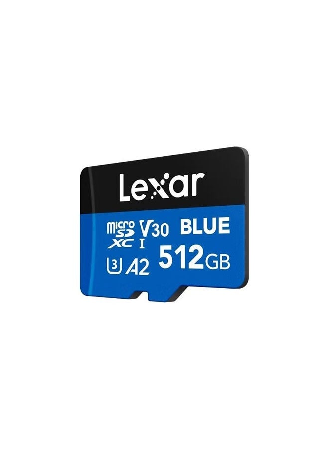 Lexar Blue 512GB Memory Card for HD 4K Dashcams, DJI Drones, and Home Devices - Image 2