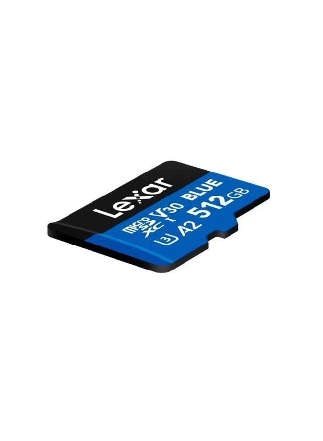 Lexar Blue 512GB Memory Card for HD 4K Dashcams, DJI Drones, and Home Devices - Image 3
