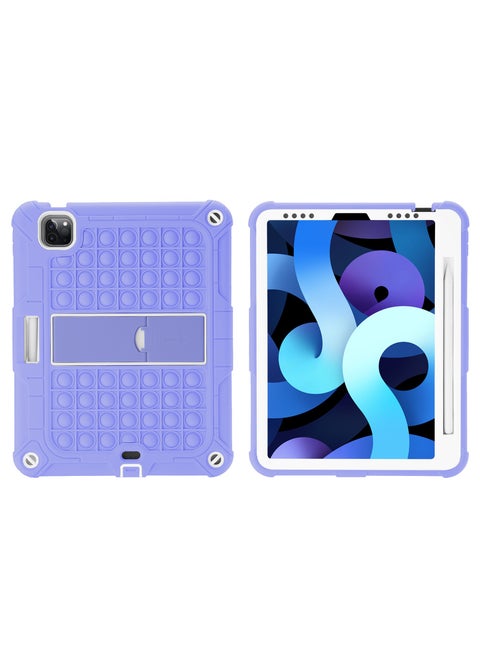 Case for iPad 9th/8th/7th generation (Case for iPad 10.2 2021/2020/2019) Push Pop Fidget Toys Case Fall Protection Cover with Pencil Holder Kickstand