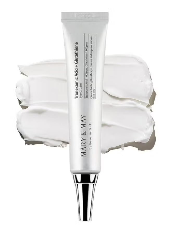 MARY & MAY MARY AND MAY TRANEXAMIC ACID+GLUTATHIONE EYE CREAM 30G - Image 2