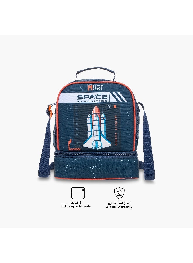 Must Rocket Print Lunch Bag for Kids - Image 4