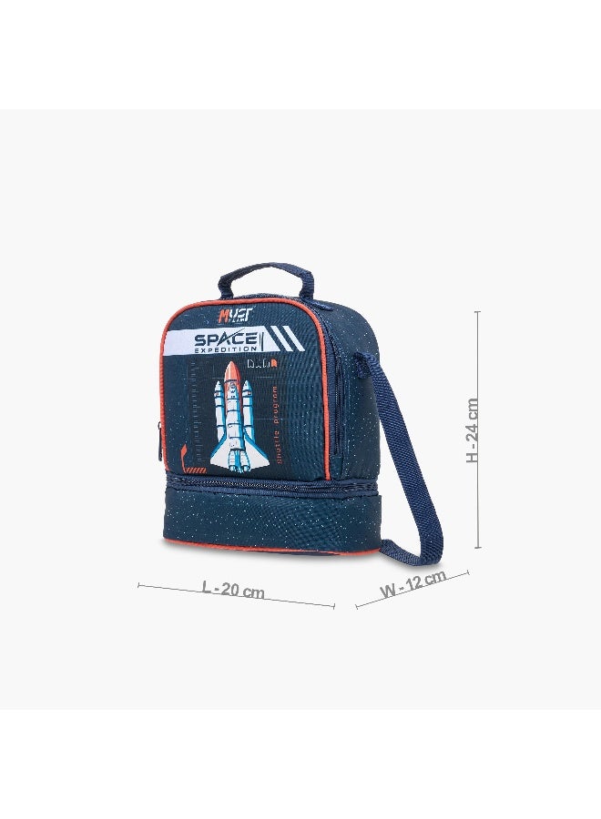 Must Rocket Print Lunch Bag for Kids - Image 2