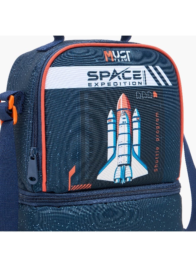 Must Rocket Print Lunch Bag for Kids - Image 5
