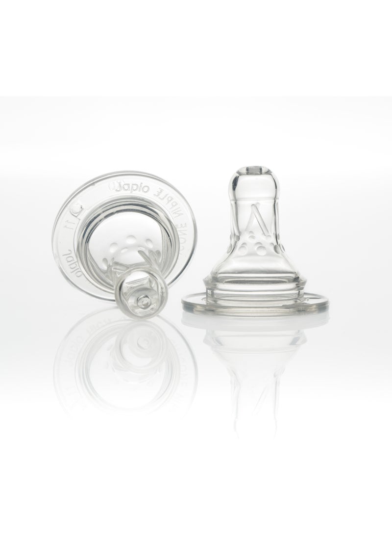 Japlo Streamline baby feeding Bottle with Anti-colic nipple & Lukewarm water mixer size 250 ml CARD( assorted) - Image 2