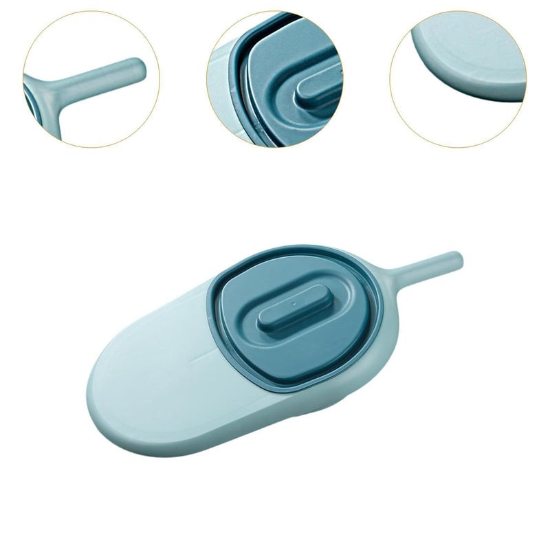 Kitwe وعاء سرير مع غطاء جهاز طوارئ للذكور والإناث للأشخاص المقعدين بالسرير باللون الأزرق | الطبية، التنقل والإعاقة | مساعدات الحياة اليومية | أجهزة التبول المحمولة وأوعية السرير. - Image 2