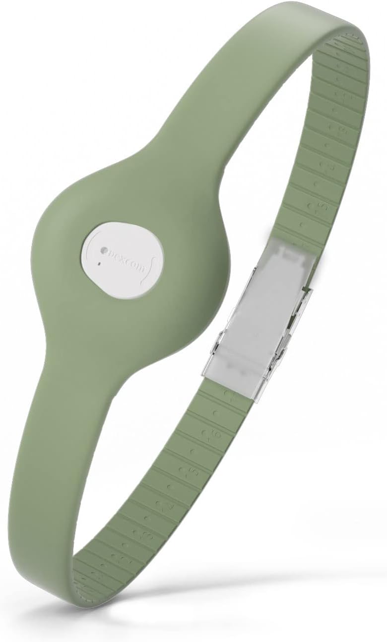 Divoti CGM Continuous Glucose Monitor Sensor Cover Armband Compatible with Dexcom G7, Trim-to-fit Adjustability- Green Mint