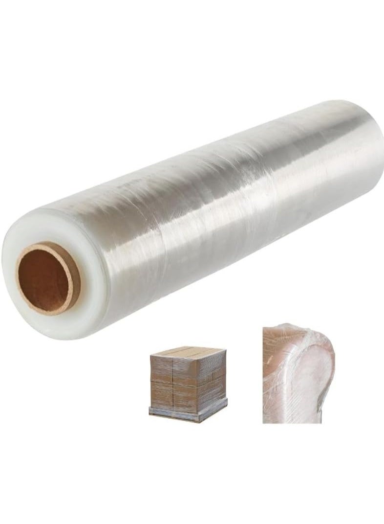 4 لفات × 20 بوصة × 700 قدم × 80 مقياسًا من غلاف التغليف الشفاف شديد التحمل والقابل للتمدد، مناسب للشحن والتغليف والنقل والتعبئة والتغليف والشحن والخدمات اللوجستية - غلاف أكثر سمكًا ومتانة - Image 2