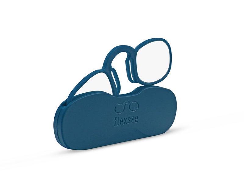 Flexsee Turquoise Round Gravity Ready Reading Glasses Power 1 - Image 4
