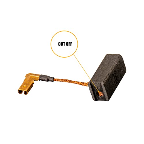 MARSTEK 4Pcs N097696 Carbon Brushes Compatible with DeWalt DWE4011,DWE4120,DWE4012,DWE4100,DWE4887 and DWE4120N,Grinder Motor Carbon Brush Replacement Part. - Image 2