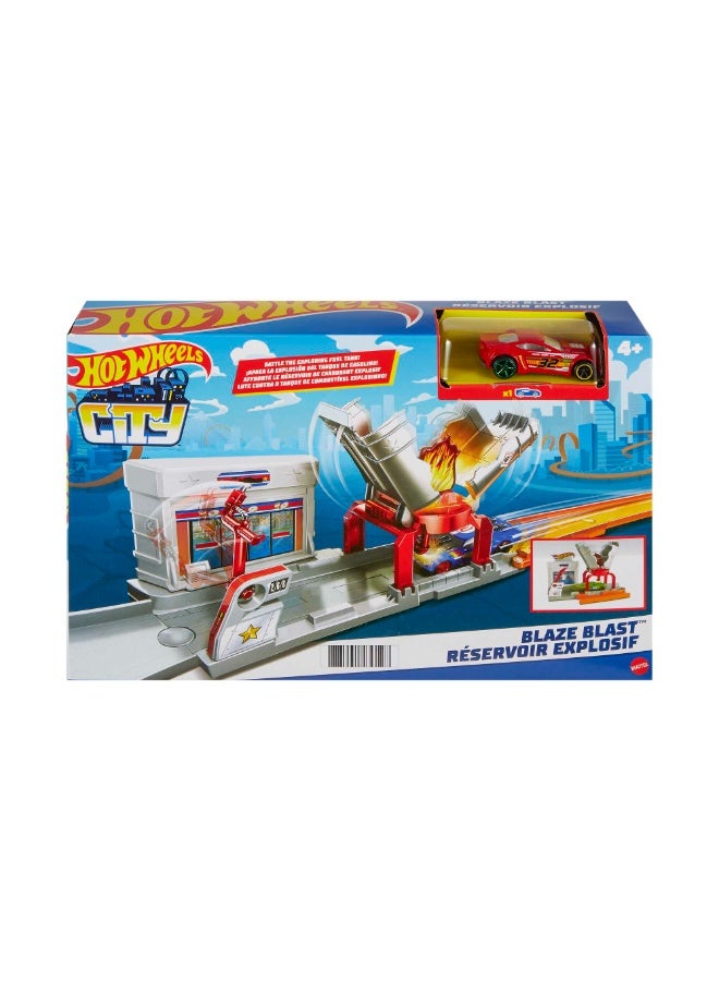 Hot Wheels مجموعة ألعاب هوت ويلز سيتي القابلة للطي متنوعة - Image 3