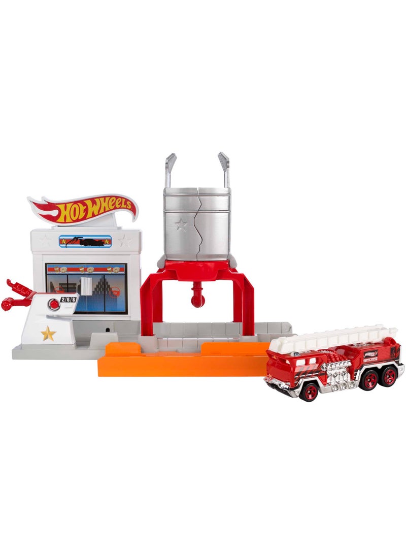 Hot Wheels مجموعة ألعاب هوت ويلز سيتي القابلة للطي متنوعة - Image 5