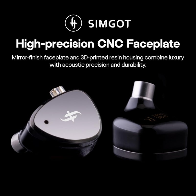 Linsoul SIMGOT EM6L 1DD + 4BA Hybrid Driver In-ear Monitor, Gaming Earbud, HiFi IEM Earphone - Image 4