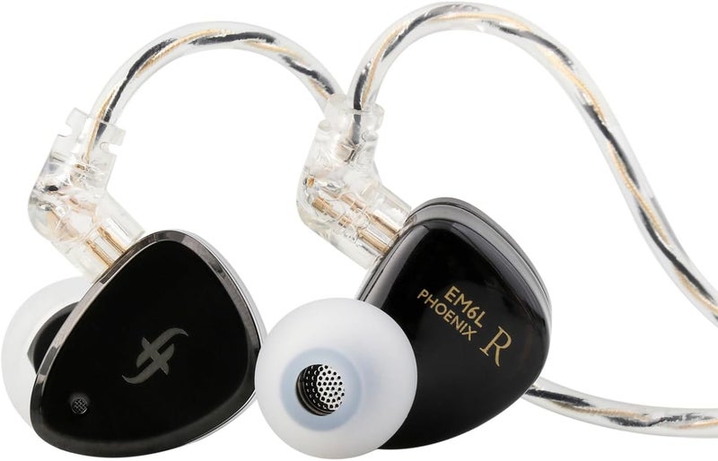 Linsoul SIMGOT EM6L 1DD + 4BA Hybrid Driver In-ear Monitor, Gaming Earbud, HiFi IEM Earphone - Image 1