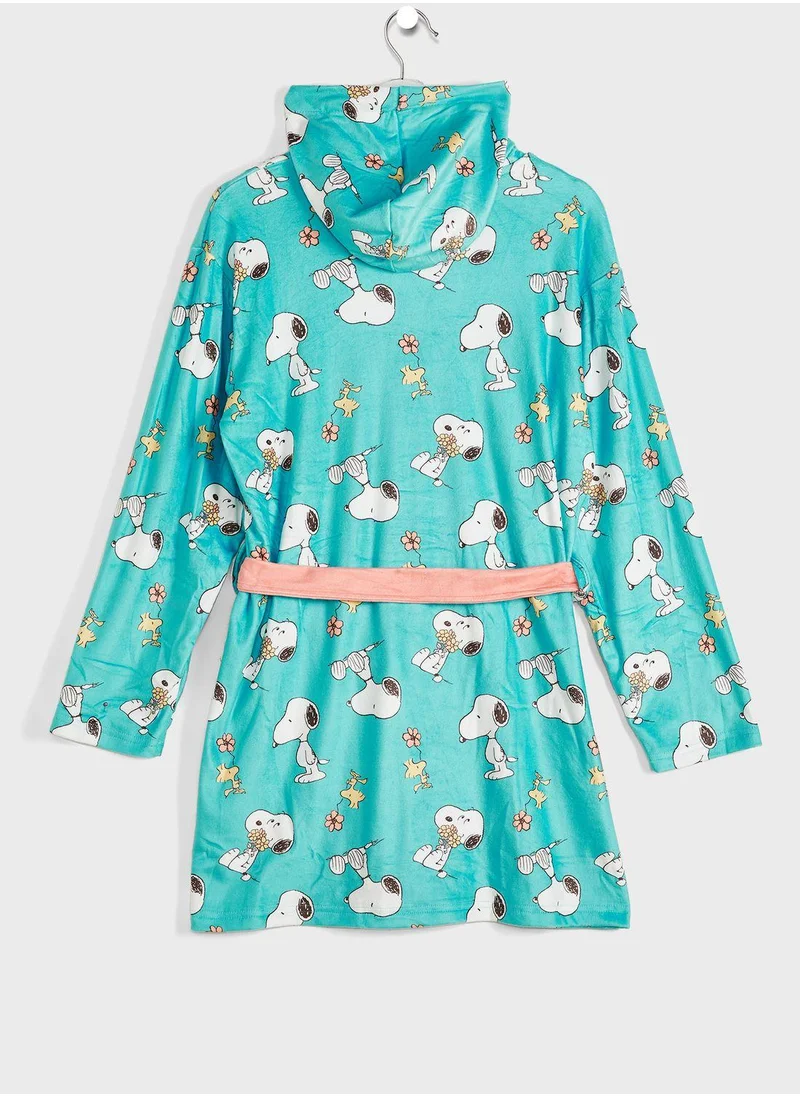 Peanuts Youth Snoopy Robe