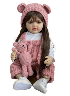 Beauenty 55cm Reborn Baby Doll Soft Cotton cloth body and silicon Head Hand and leg Newborn real like Baby Doll Girl Toy Gift Dolls  - Image 1