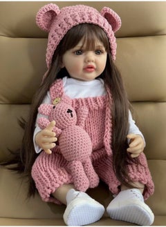 Beauenty 55cm Reborn Baby Doll Soft Cotton cloth body and silicon Head Hand and leg Newborn real like Baby Doll Girl Toy Gift Dolls  - Image 2