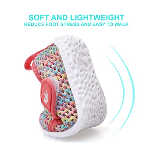 JOINFREE Baby Boys Girls Barefoot Swim Water Shoes Walking Sneakers for Beach Swim Pool Colorful 18-24 Months Infant - Image 5