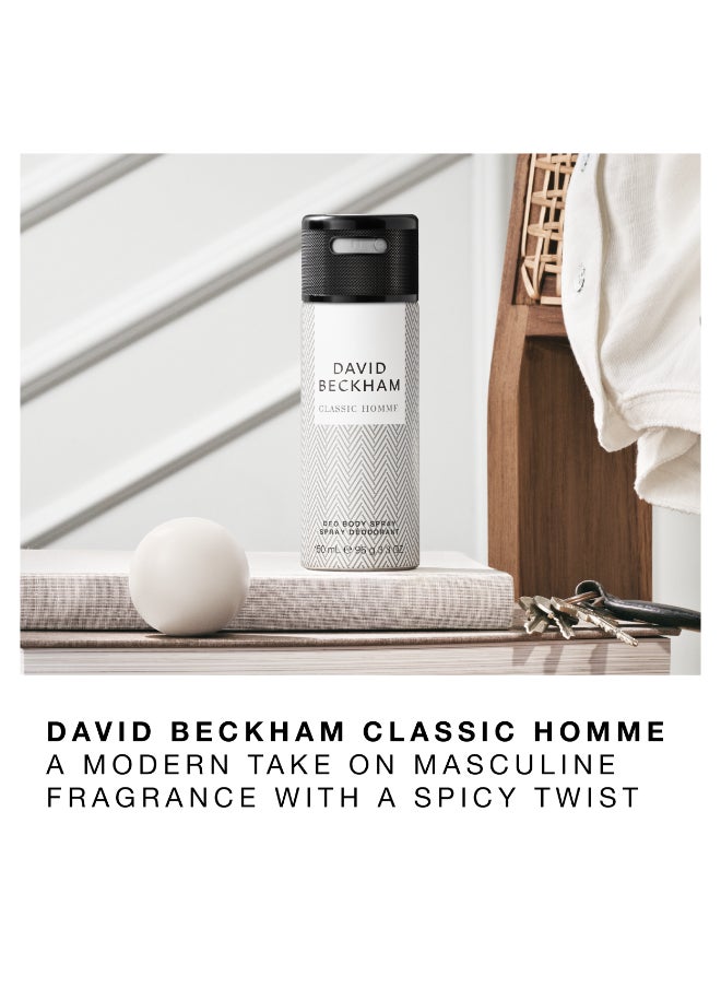 DAVID BECKHAM - Classic Homme Deodorant Body Spray - Image 1