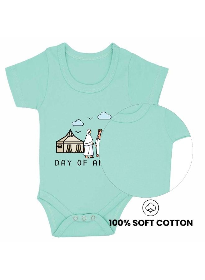 PRINTSHOP4ME Arafah Day Baby Romper|Short Sleeve Cotton Romper|Eid & Hajj Baby Outfit  - Image 2