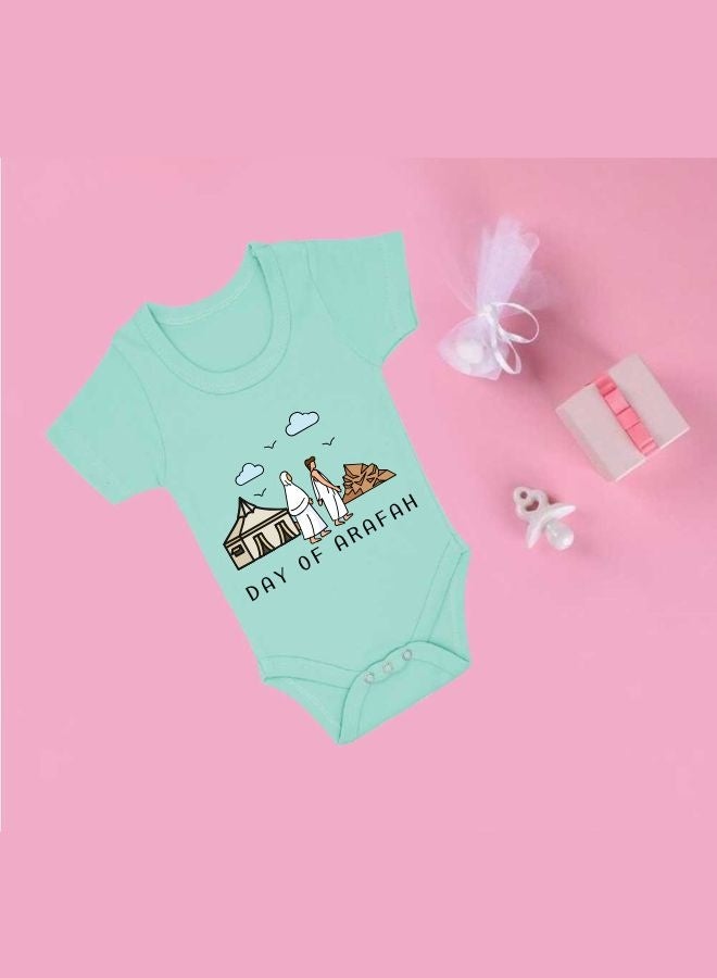 PRINTSHOP4ME Arafah Day Baby Romper|Short Sleeve Cotton Romper|Eid & Hajj Baby Outfit  - Image 5
