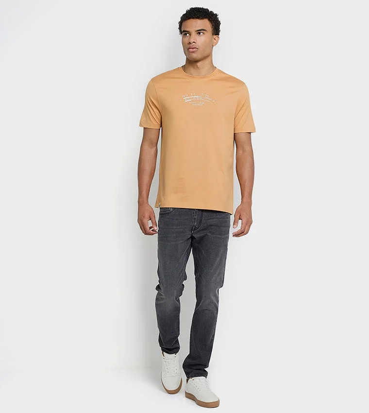 Ben Sherman  Ben Sherman Men's Crew Neck Short Sleeve Printed T-Shirt for Men | Best Price UAE