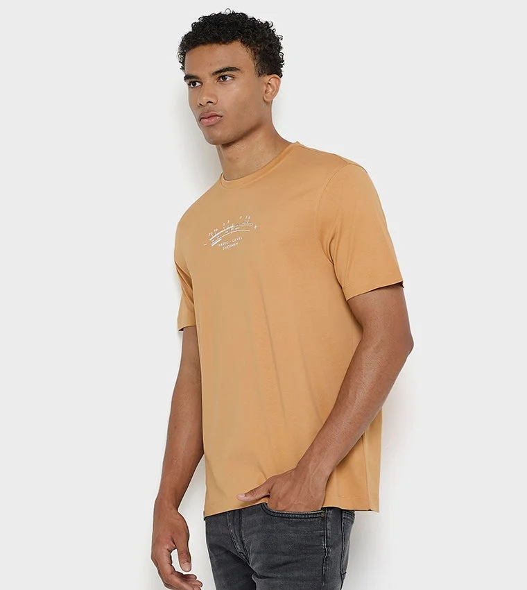 بين شيرمان Ben Sherman Men's Crew Neck Short Sleeve Printed T-Shirt