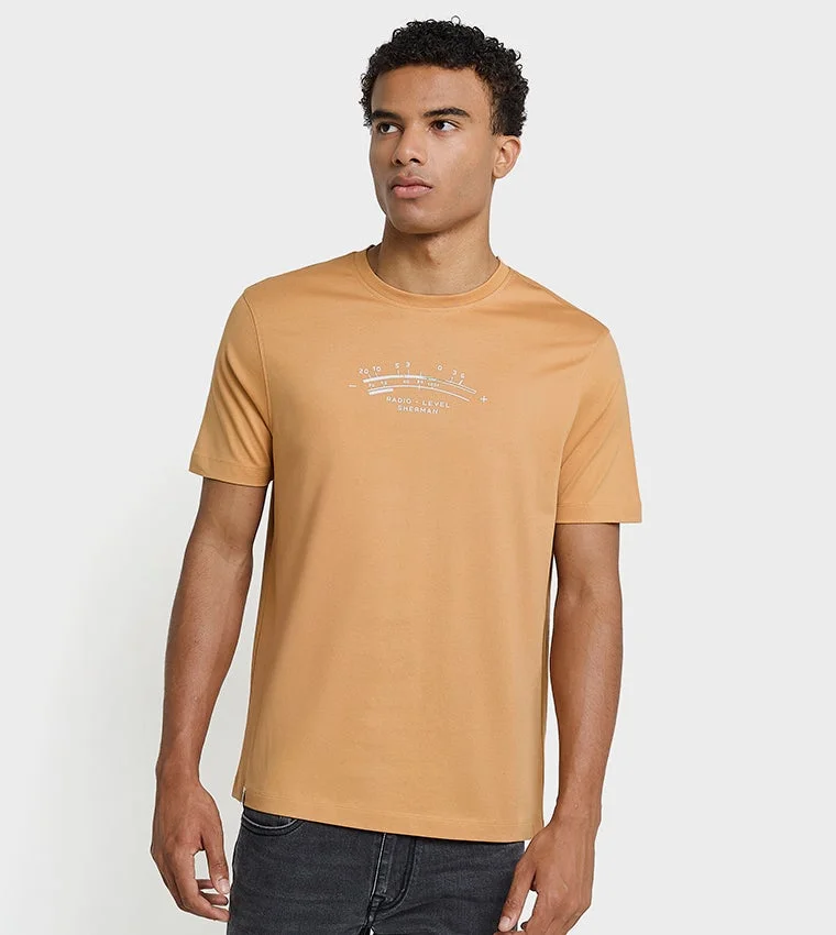 Ben Sherman  Ben Sherman Men's Crew Neck Short Sleeve Printed T-Shirt for Men | Best Price UAE