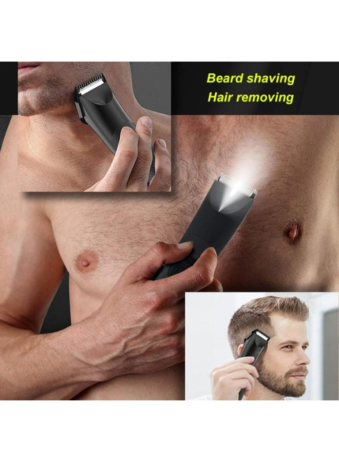 Generic Body Trimmer for Men, Men Grooming for Body,Electric Trimmer,Body Shaver Groomer Safe Shaver Rechargeable Waterproof Wet/Dry  - Image 3