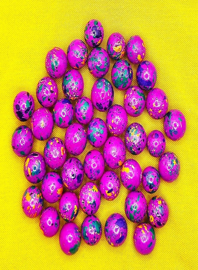 SSKR Pink Color Painted Marbles Goti for Playing and Decoration - Pack of 100 Pcs - Image 3