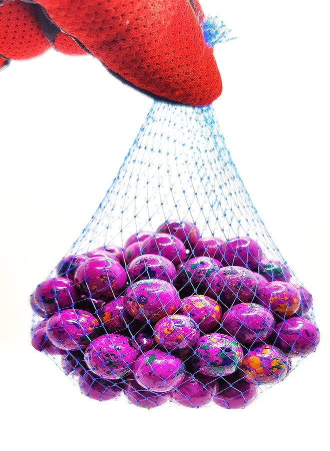 SSKR Pink Color Painted Marbles Goti for Playing and Decoration - Pack of 100 Pcs - Image 1